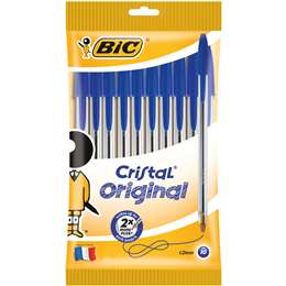 Bic Cristal Original Pen Blue 10 Pack