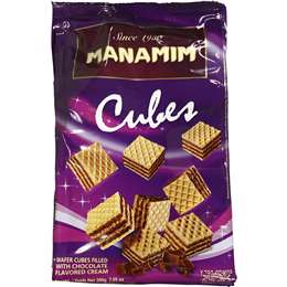 Manamin Snacks Wafers Chocolate Cubes