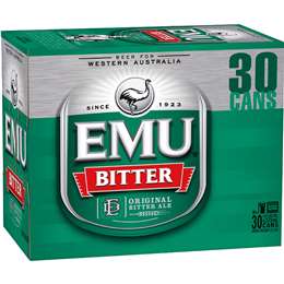 Emu Bitter Lager Cans