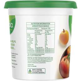 Vaalia Apricot Mango & Peach Yoghurt Low Fat