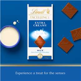 Lindt Excellence Extra Creamy Milk Chocolate Block