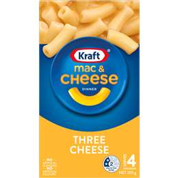 Kraft Mac & Cheese Macaroni Pasta Three Cheese Instant Noodles