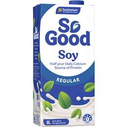 Sanitarium So Good Soy Regular Long Life Milk UHT 1L
