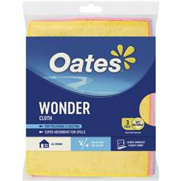 Oates Wonder Cloth 3 Pack