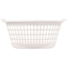 Essentials Laundry Basket Oval Oval
