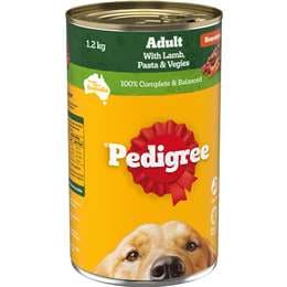 Pedigree Homestyle With Lamb Pasta & Veggies Wet Dog Food Can 1.2kg