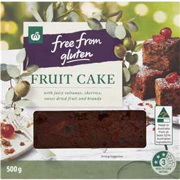 Woolworths Free From Gluten Fruit Cake 500g | Woolworths