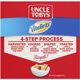 Uncle Tobys Vita Brits Breakfast Cereal Brits