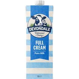 Devondale 100% Pure Full Cream Long Life Milk UHT