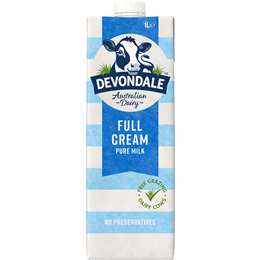 Devondale 100% Pure Full Cream Long Life Milk 1l | Woolworths