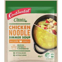 Continental Classics Simmer Soup Chicken Noodle