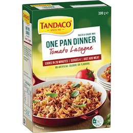 Tandaco One Pan Dinner Tomato Lasagne Tomato Lasagne