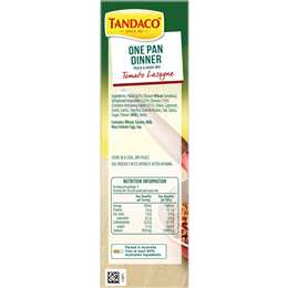 Tandaco One Pan Dinner Tomato Lasagne Tomato Lasagne