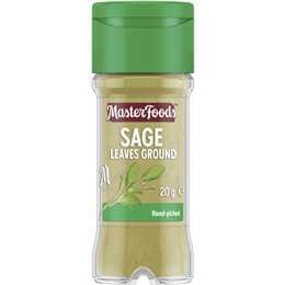 MasterFoods Ground Sage Leaves 20g