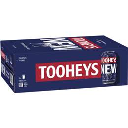 Tooheys New Lager Cans