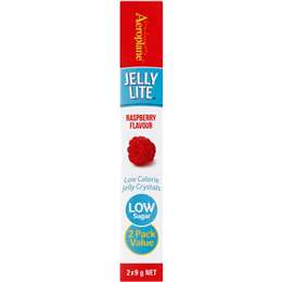 Aeroplane Jelly Lite Raspberry Flavour Low Calorie Jelly Crystals 2x9g ...