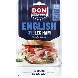 Don English Style Thinly Sliced Leg Ham 250g