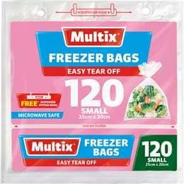 Multix Easy Tear Off Freezer Bags Small 120 pack
