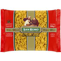 San Remo Shells Small Pasta No 28 500G | Woolworths