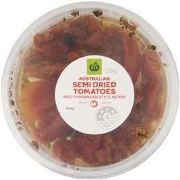 Woolworths Semi Dried Tomatoes In Mediterranean Herbs