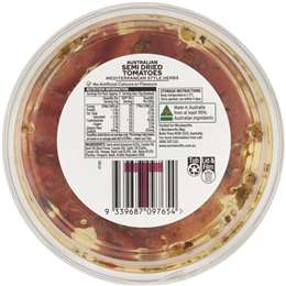 Woolworths Semi Dried Tomatoes In Mediterranean Herbs