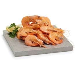 Woolworths Fresh Cooked Crystal Bay Banana Prawns per 100g