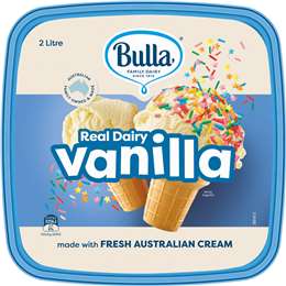 Bulla Vanilla Ice Cream 2L