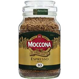 Moccona Freeze Dried Instant Coffee Espresso
