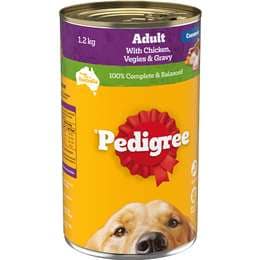 Pedigree Casserole With Chicken & Gravy Wet Dog Food Can 1.2kg