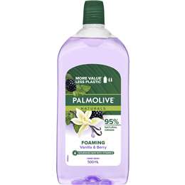 Palmolive Foaming Liquid Hand Wash Vanilla & Berry Refill 500ml