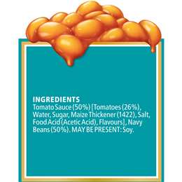 Heinz Baked Beans Canned Bean Salt Reduced Breakfast Toast