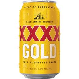 Xxxx Gold Mid Strength Lager Can