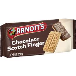 Arnott's Chocolate Scotch Finger Biscuits 250g