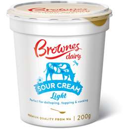 Brownes Light Sour Cream