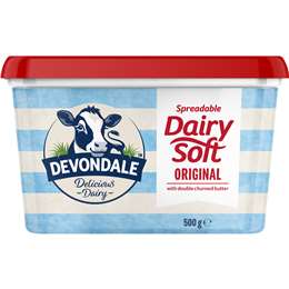 Devondale Dairy Soft Spreadable Butter 500g