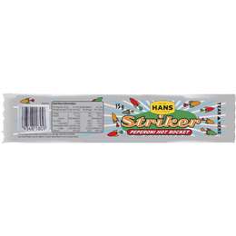 Hans Striker Pepperoni Hot Rocket Sticks