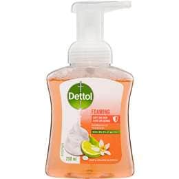 Dettol Antibacterial Foam Hand Wash Pump Lime and Orange Blossom 250mL