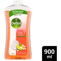 Dettol Antibacterial Foam Handwash Lime And Orange Blossom Refill
