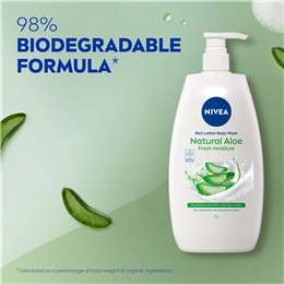 Nivea Rich Lather Natural Aloe Vera Moisturising Body Wash