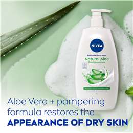 Nivea Rich Lather Natural Aloe Vera Moisturising Body Wash
