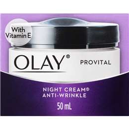 Olay Anti Wrinkle Provital Night Cream For Mature Skin Care