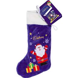 Cadbury Chocolate Christmas Plush Stocking