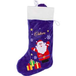 Cadbury Chocolate Christmas Plush Stocking