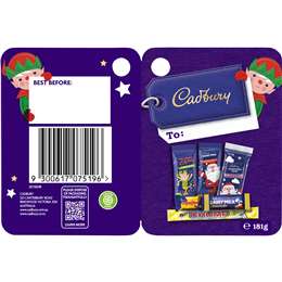 Cadbury Chocolate Christmas Plush Stocking