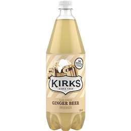 Kirks Ginger Beer Soft Drink Bottle 1.25l