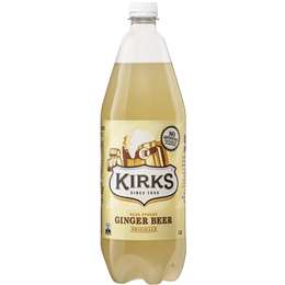 Kirks Ginger Beer Soft Drink Bottle