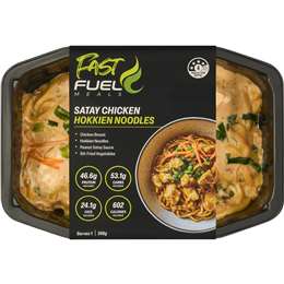 Fast Fuel Satay Chicken Hokkien Noodles