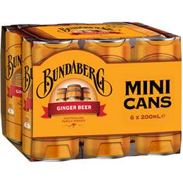 Bundaberg Ginger Beer Mini Can 