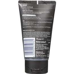 Nivea Men Deep Anti Blackhead Face Scrub With Charcoal 75ml | Woolworths