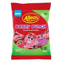 Allen's Berry Bunch Flavoured Soft Jellies 160g